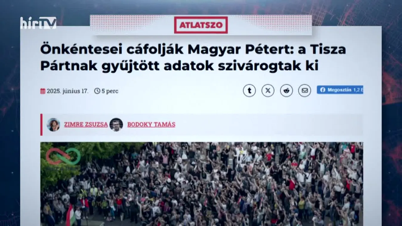 Célpont - Tisza adatszivárgás