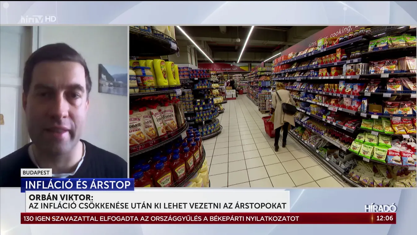 Az infláció csökkenése után ki lehet vezetni az árstopokat