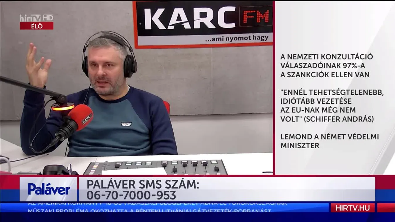 Paláver: A nemzeti konzultáció válaszadóinak 97%-a a szankciók ellen van