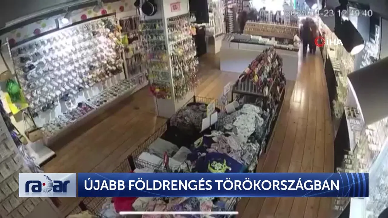 Radar - Újabb földrengés Törökországban + videó