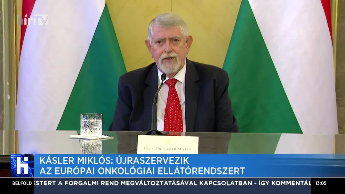 Kásler Miklós: Újraszervezik az európai onkológiai ellátórendszert