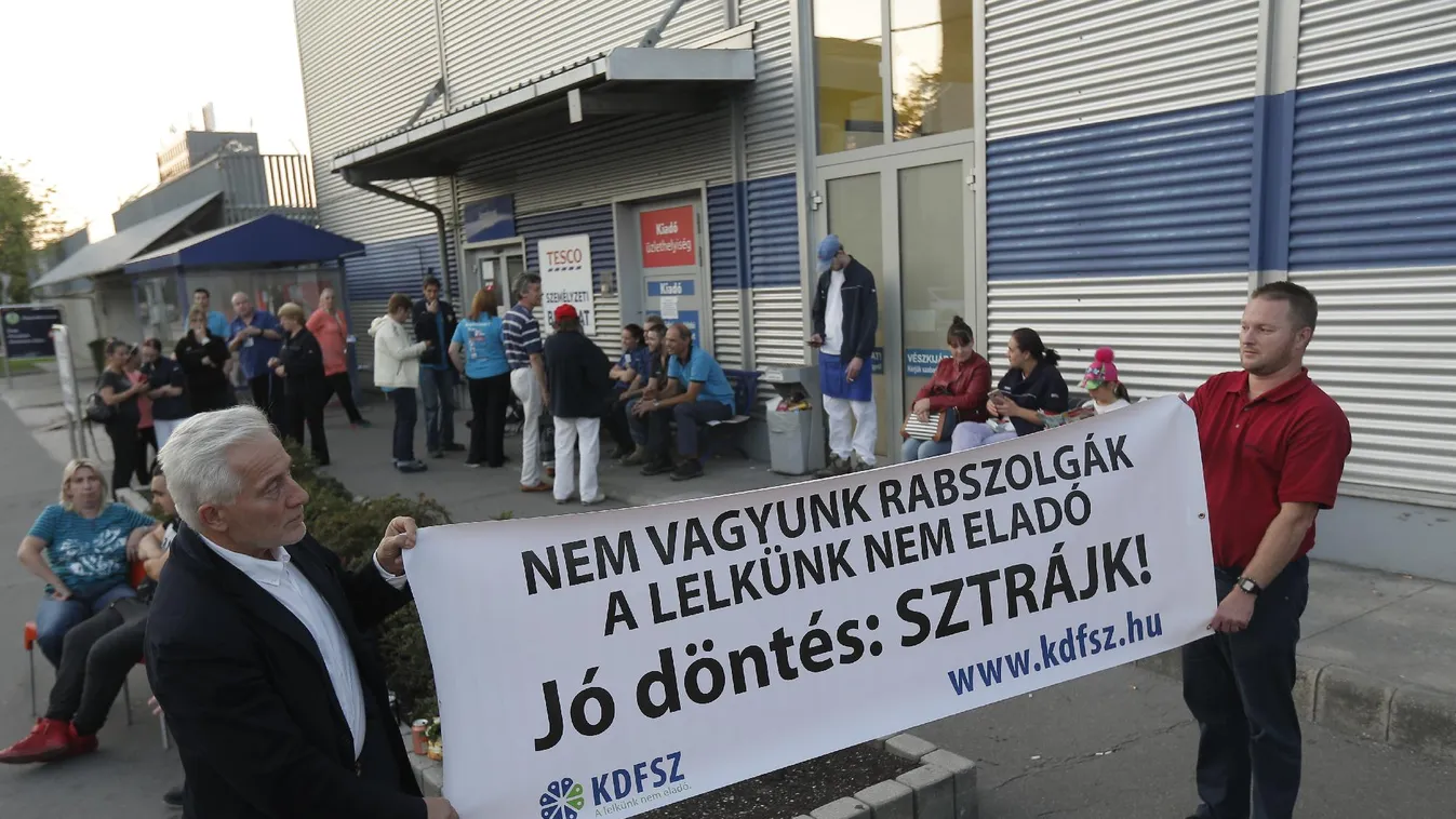 Fordulat: október elejéig biztos nem lesz újabb Tesco-sztrájk