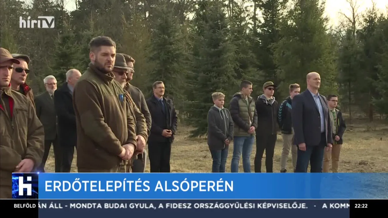 Erdőtelepítés Alsóperén