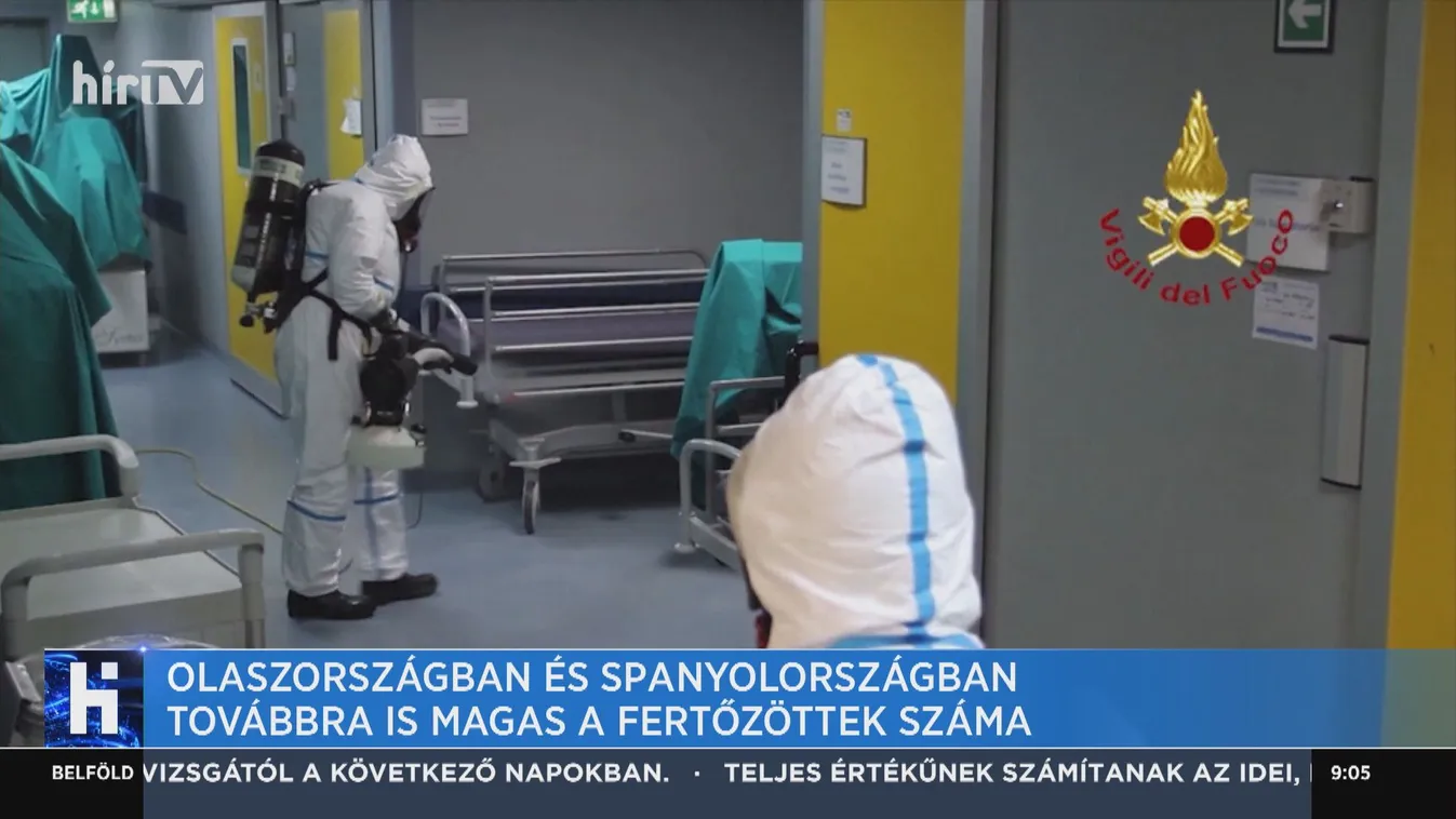 Olaszországban és Spanyolországban továbbra is magas a fertőzöttek száma