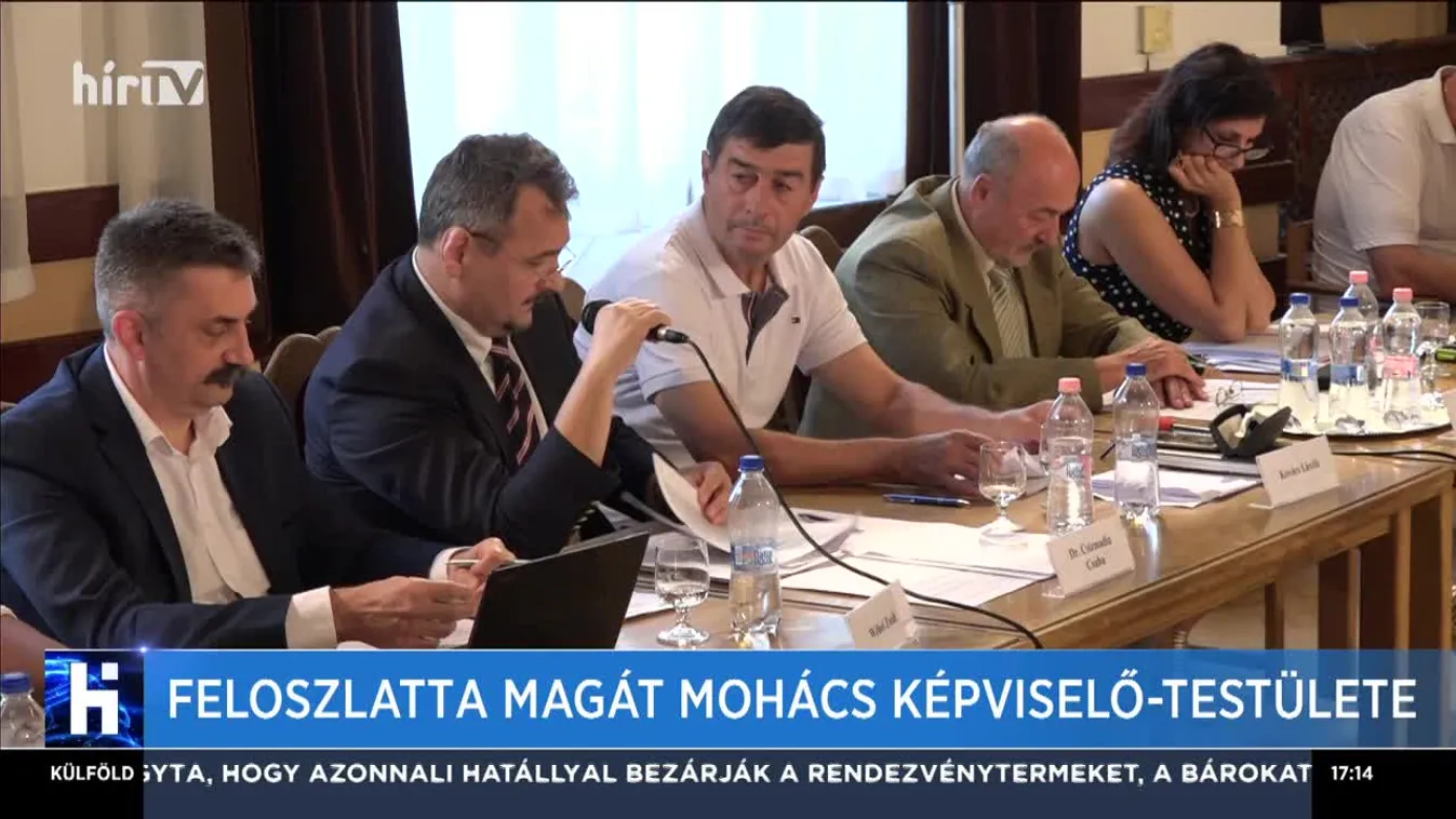 Feloszlatta magát Mohács képviselő-testülete