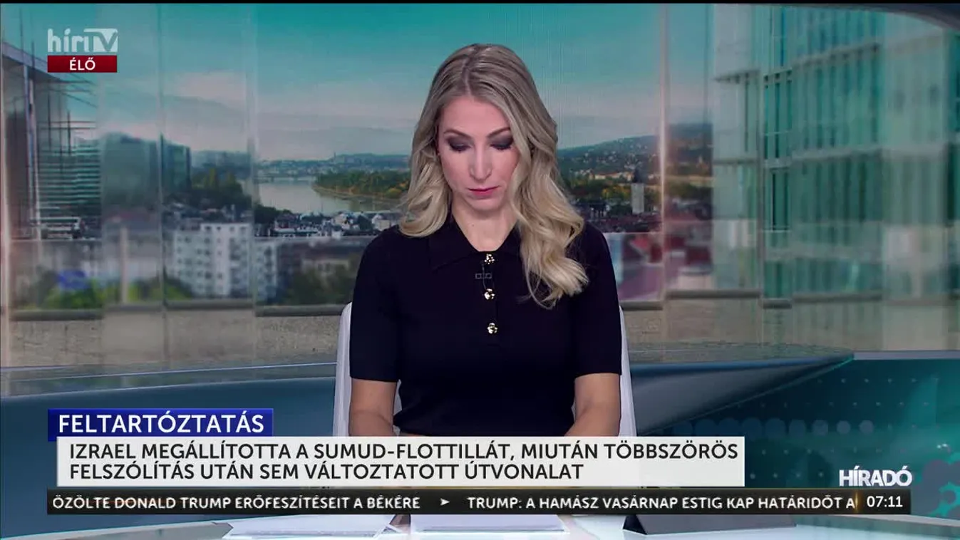 Izrael megállította a Sumud-flottillát, miután többszörös felszólítás után sem változtatott útvonalat