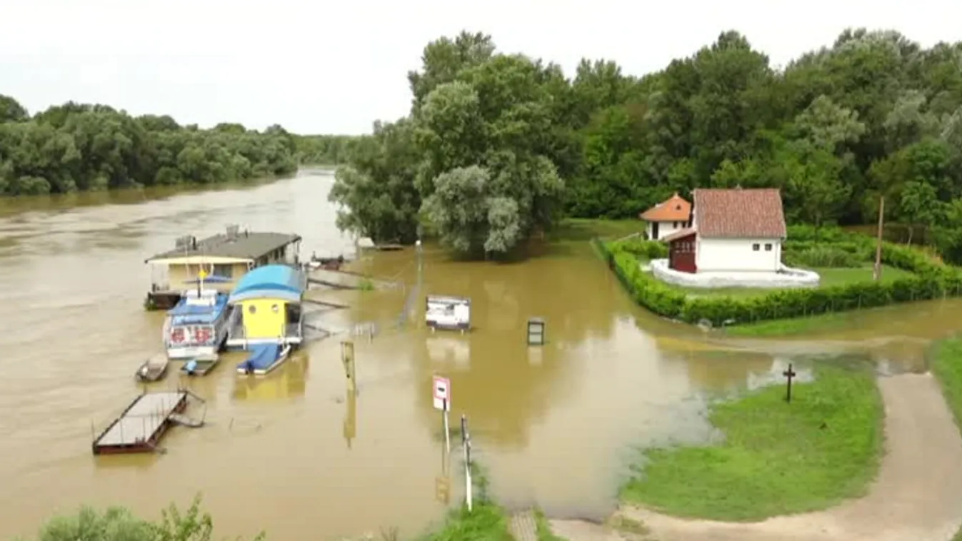 Tovább árad a Dráva, valahol már meg is dőlt a vízszint rekordja