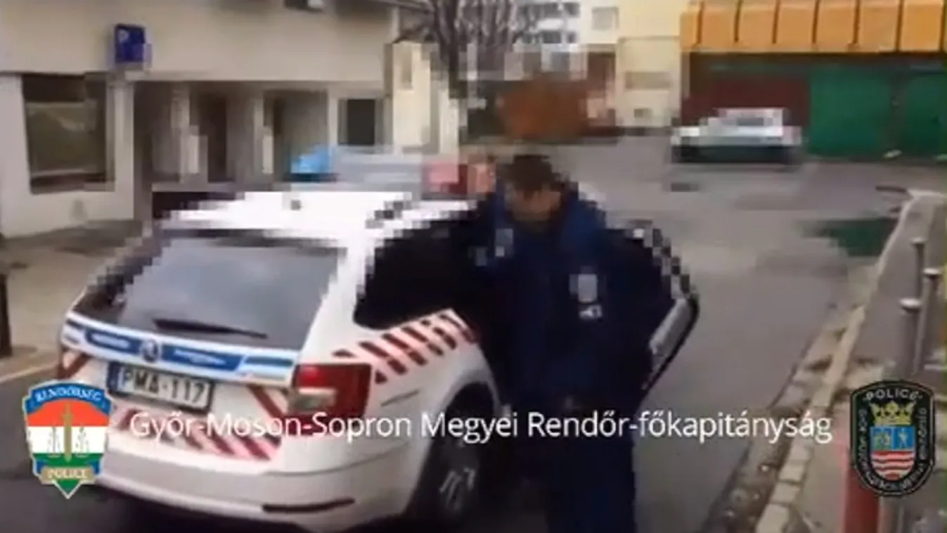 Kattant a bilincs a késes rablón