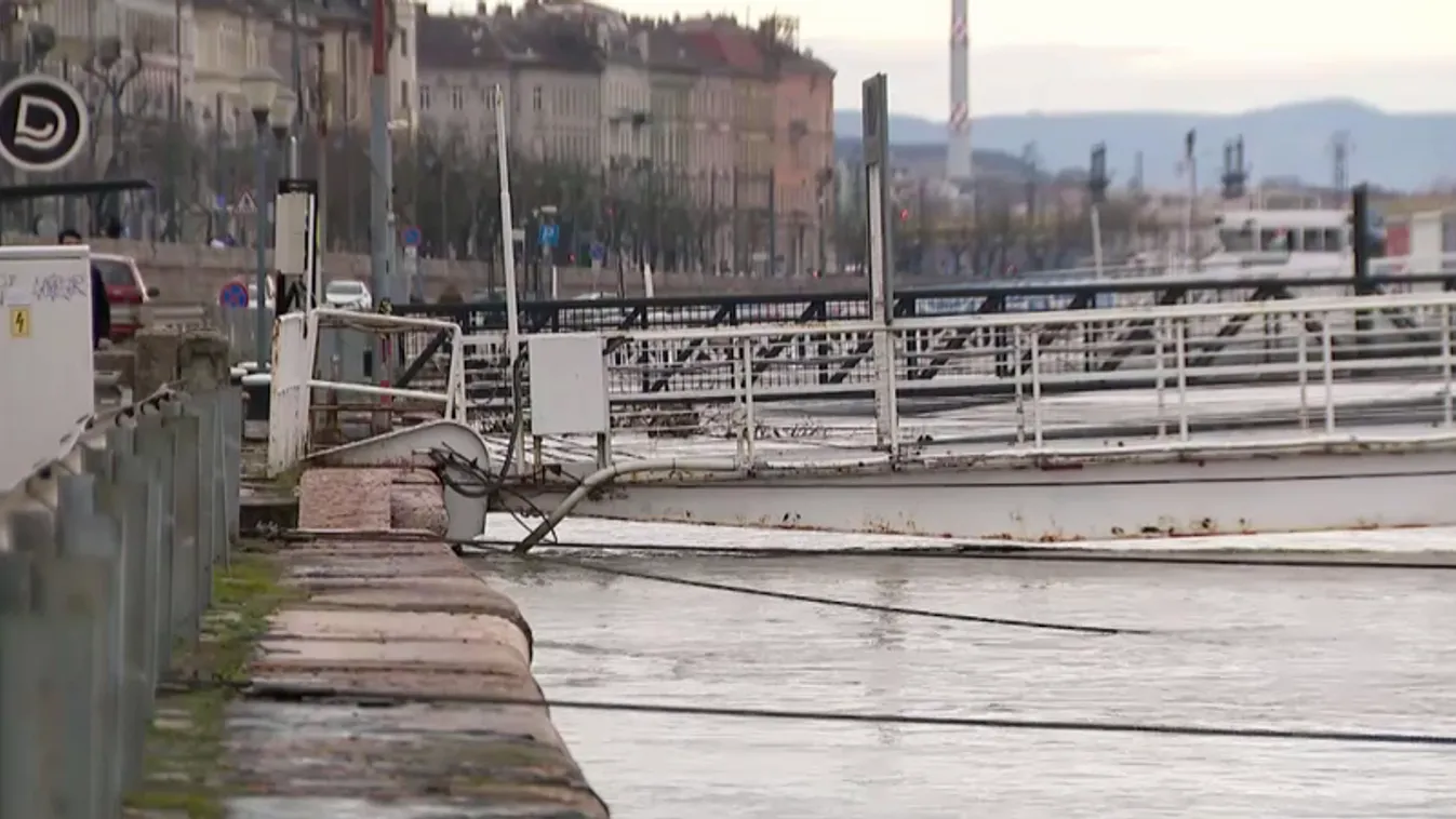 Budapesten december 27-én várható a Duna tetőzése + videó