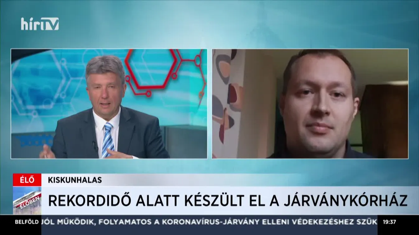 Ördögh Csaba: A hét második felétől a kiskunhalasi járványkórház fogadóképes