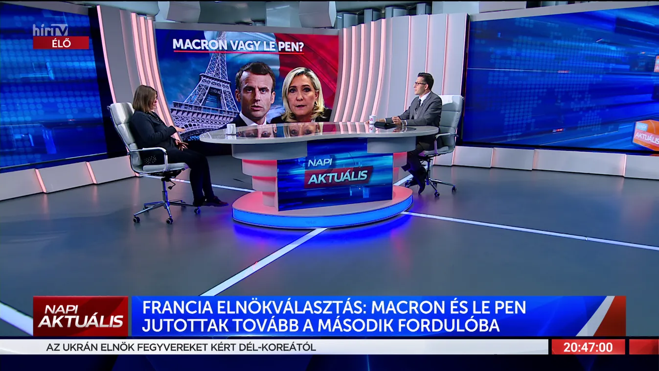 Francia elnökválasztás: Macron és Le Pen jutottak tovább a második fordulóba