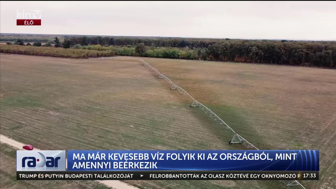 Radar – Ma már kevesebb víz folyik ki az országból, mint amennyi beérkezik