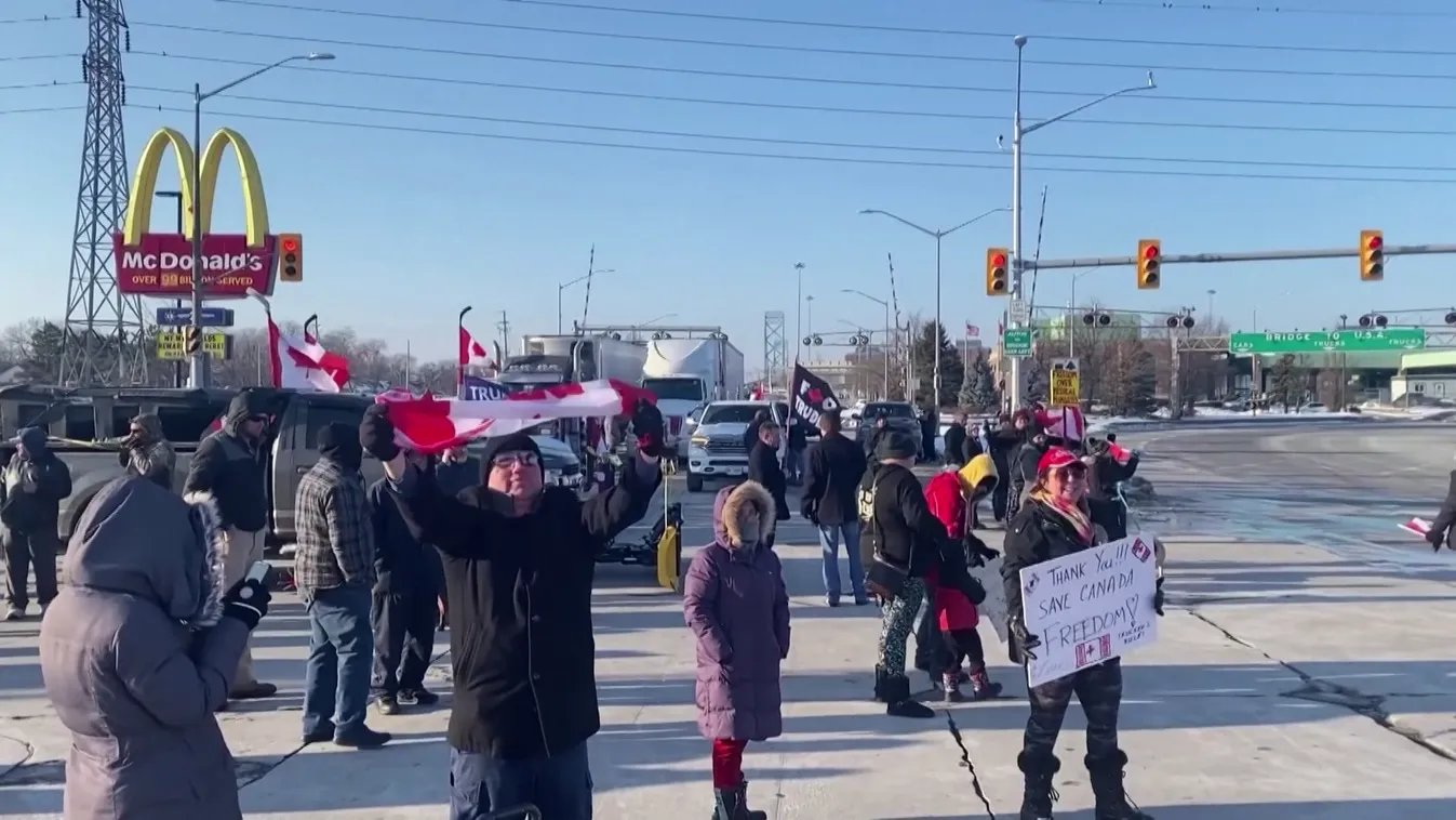 Vakcinaellenes blokád alatt Kanada