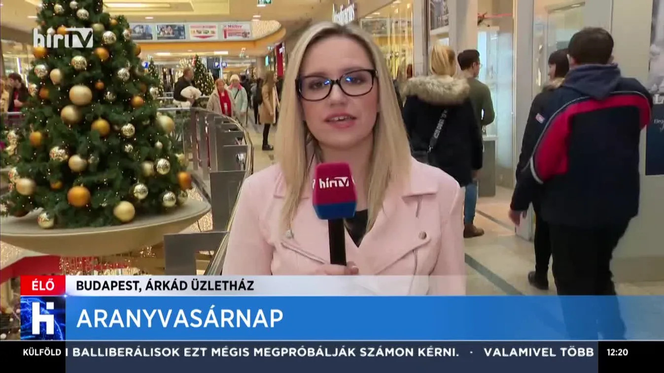 Aranyvasárnap: Tömeg a bevásárlóközpontokban