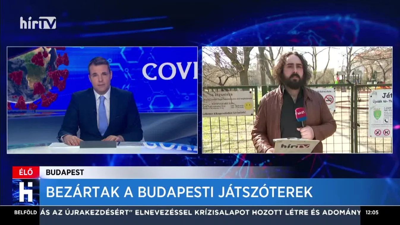 Bezártak a budapesti játszóterek