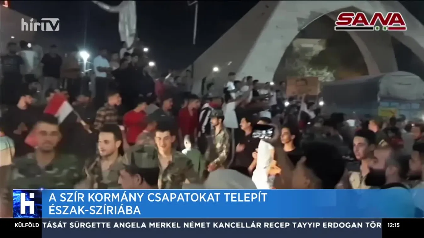 A szír kormány csapatokat telepít Észak-Szíriába