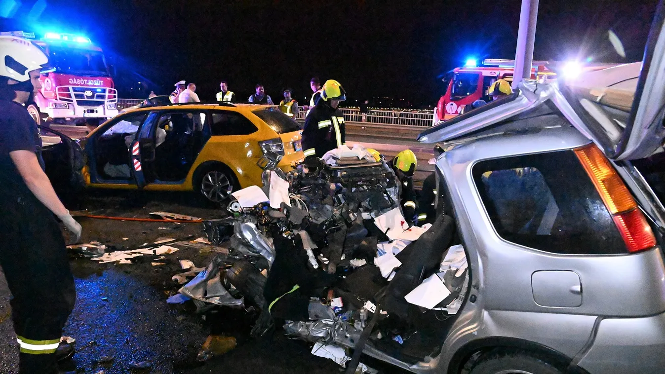 Több halálos áldozatot követelő baleset volt az Árpád hídon + videó