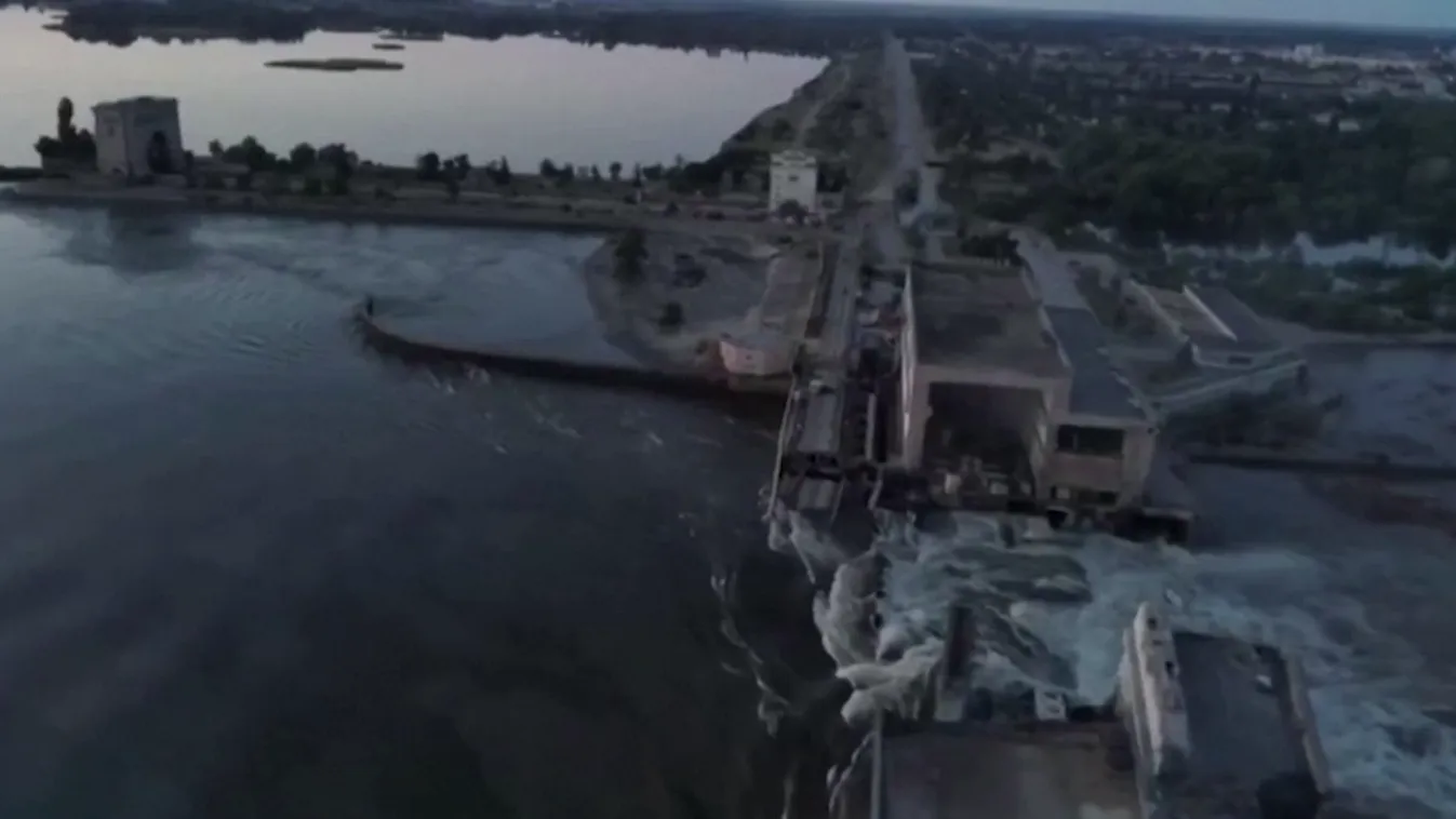 Kijev amerikai és brit segítséggel robbanthatta fel a gátat