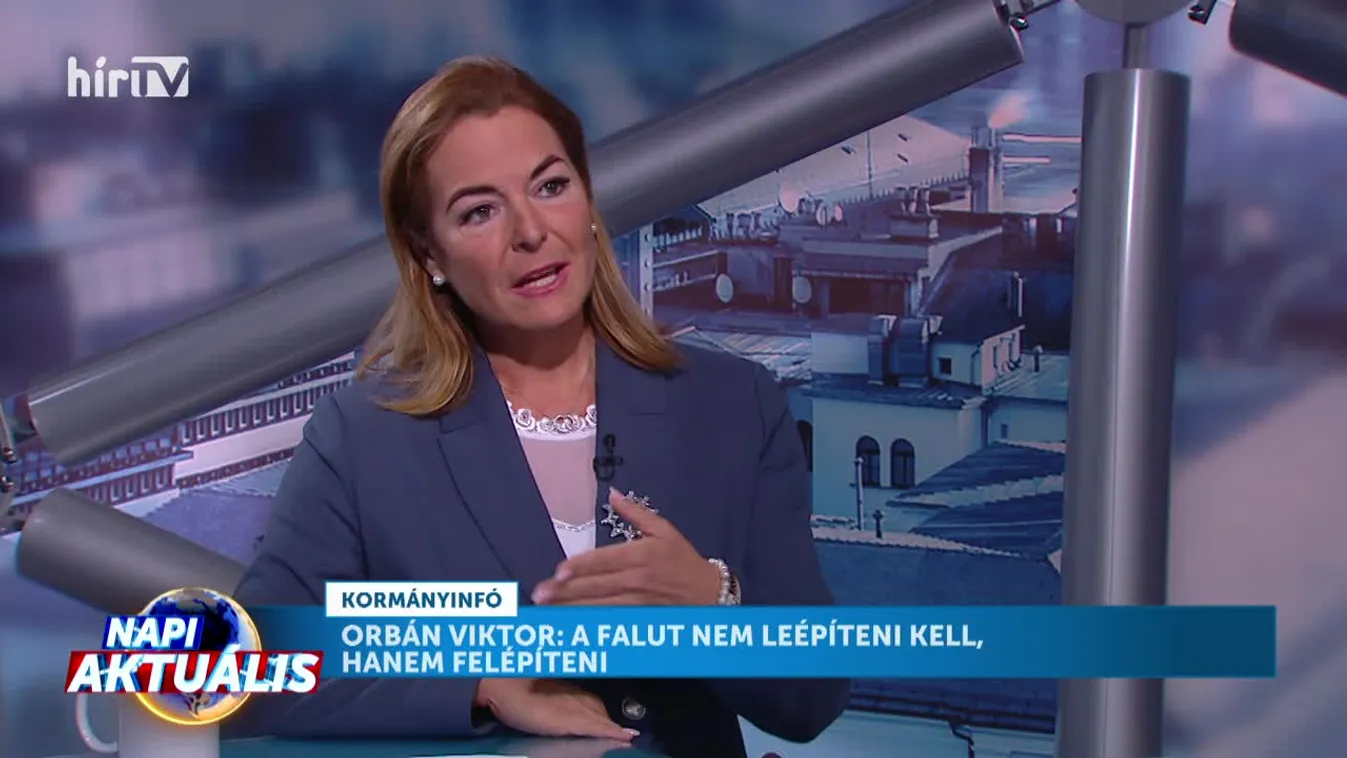 Napi aktuális - Vitályos Eszter: Négy új elemmel bővül a Magyar Falu Program + videó