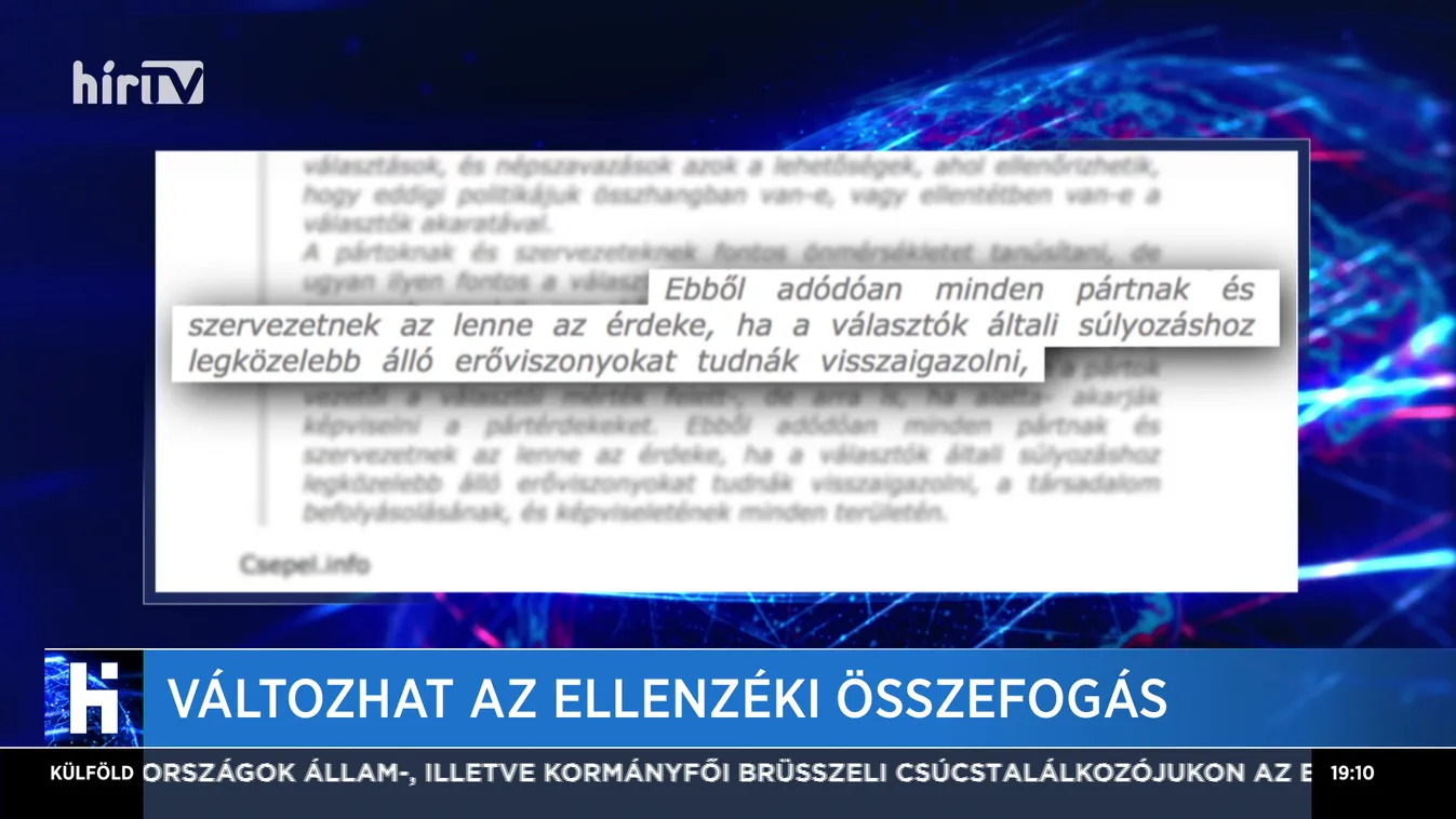 Változhat az ellenzéki összefogás