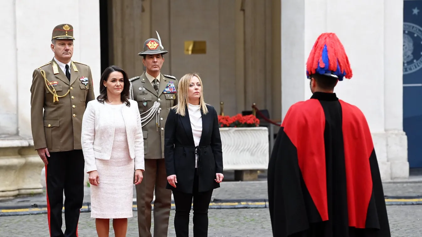 Novák Katalin Giorgia Meloni olasz kormányfővel találkozott Rómában