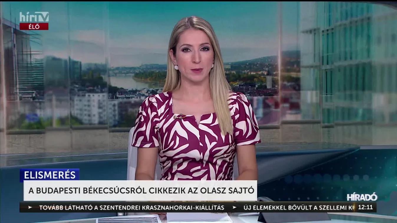 A BUDAPESTI BÉKECSÚCSRÓL&nbsp;CIKKEZIK AZ OLASZ SAJTÓ