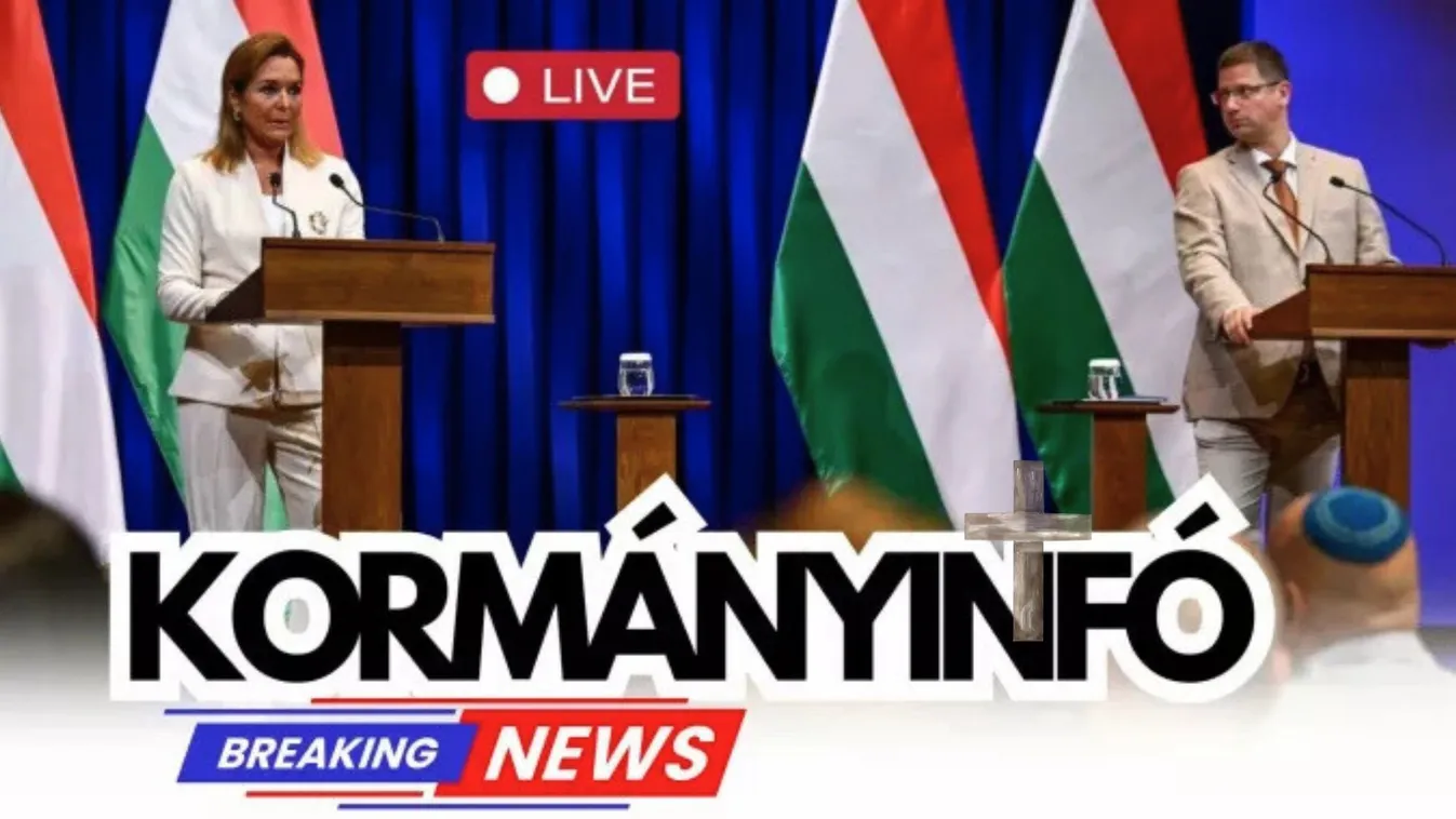 Gulyás Gergely már reggel 8-kor Kormányinfót tart! - Élőben közvetítjük + videó