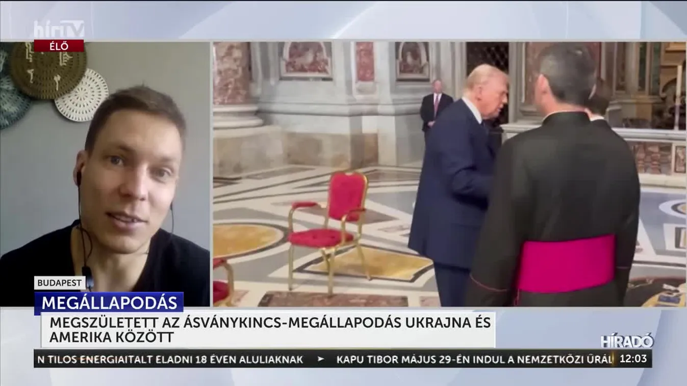 Hortay Olivér: Megszületett az ásványkincs-megállapodás Ukrajna és Amerika között + videó