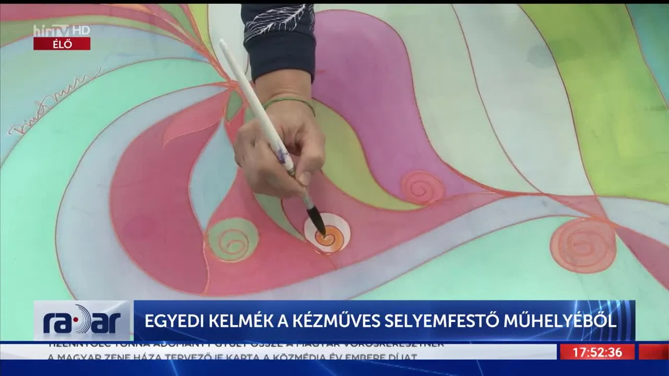 Radar - Egyedi kelmék a kézműves selyemfestő műhelyéből