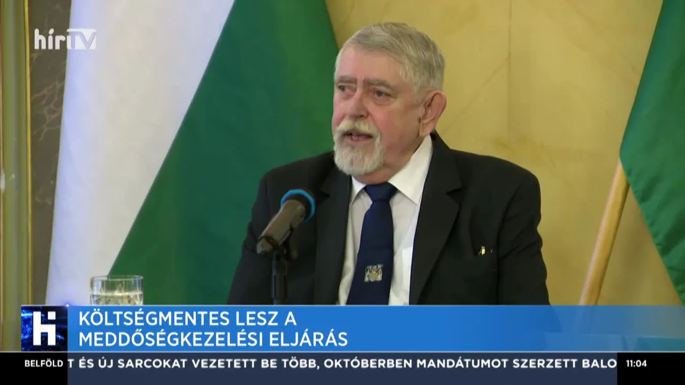 Kásler Miklós: Nő az állami fenntartású meddőségkezelési centrumok száma
