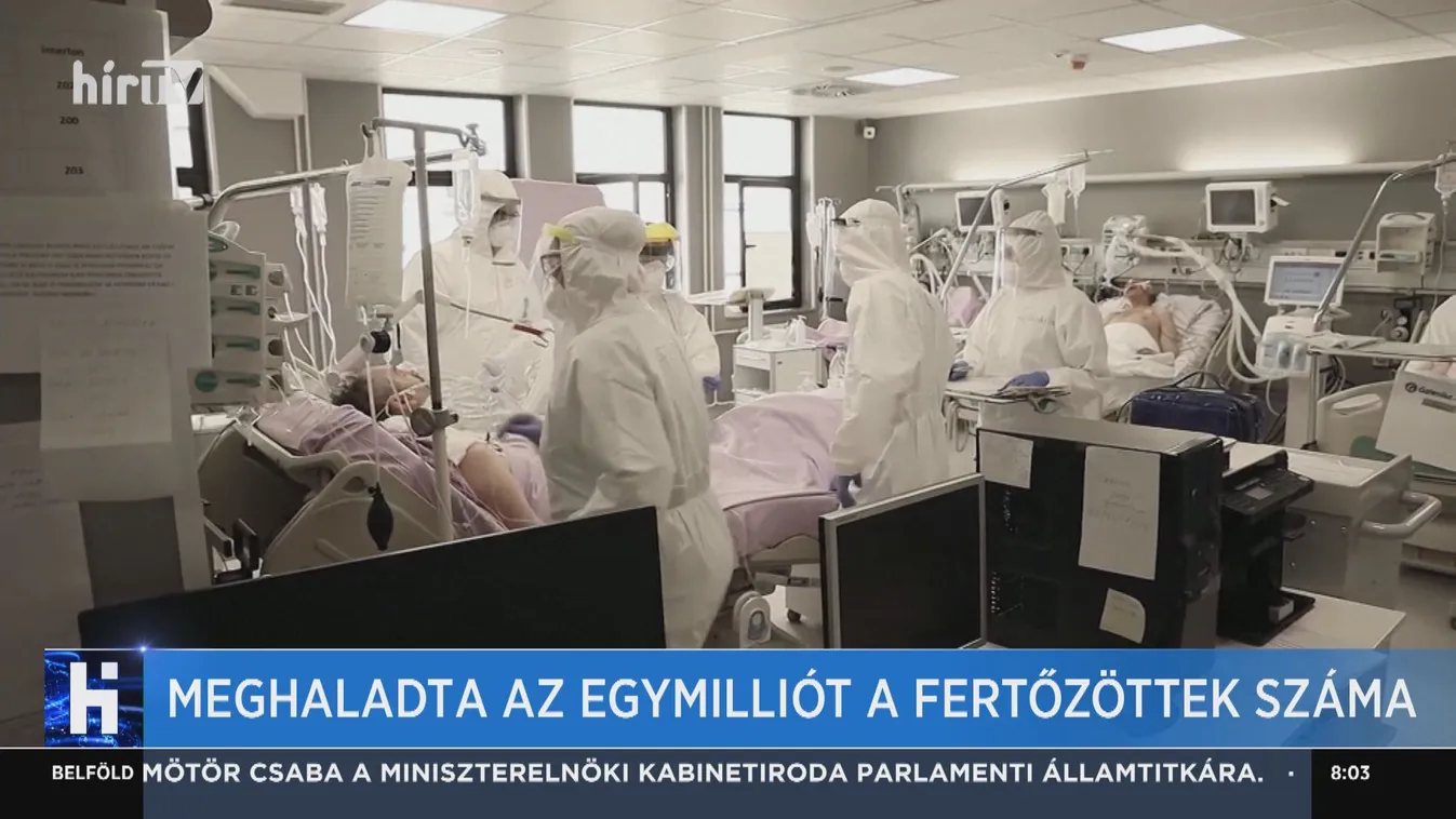 Meghaladta az egymilliót a fertőzöttek száma