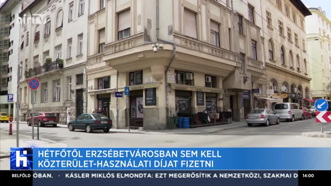 Hétfőtől Erzsébetvárosban sem kell közterület-használati díjat fizetni