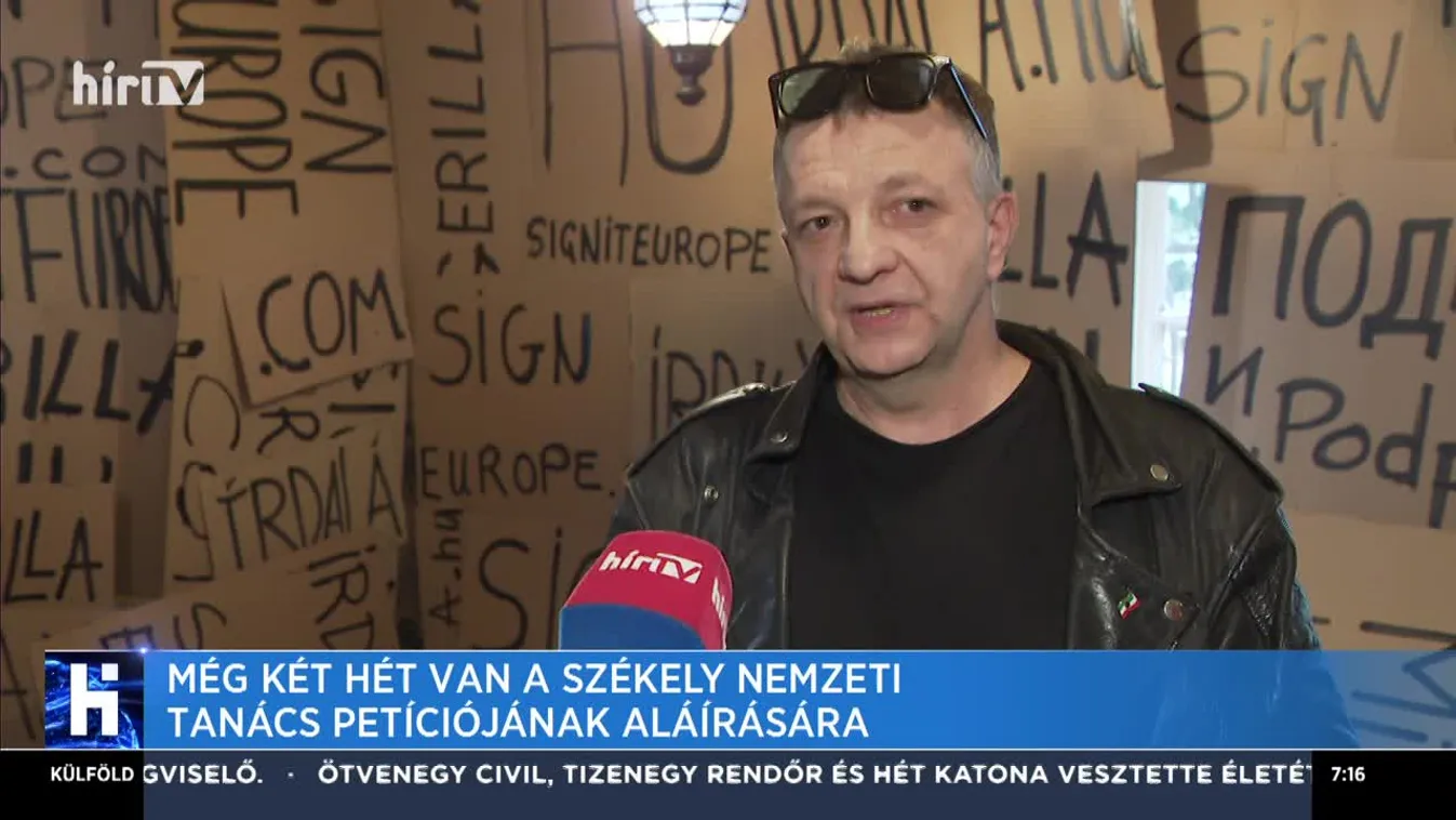 Még két hét van a Székely Nemzeti Tanács petíciójának aláírására