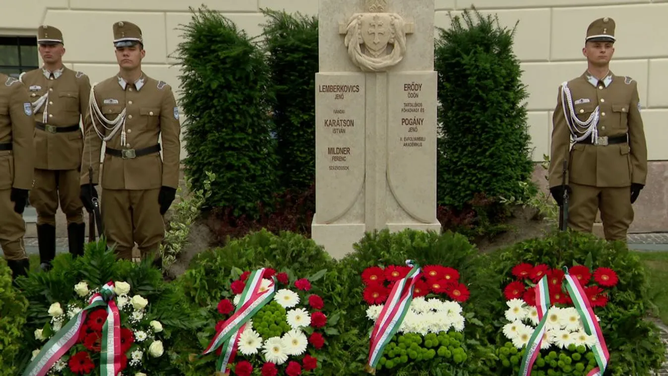 Ludovikás áldozatok tiszteletére avattak emlékszobrot