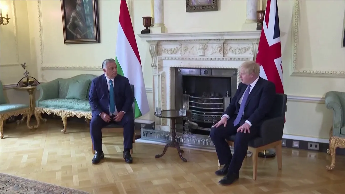 A Downing Streeten fogadta Orbán Viktort Boris Johnson