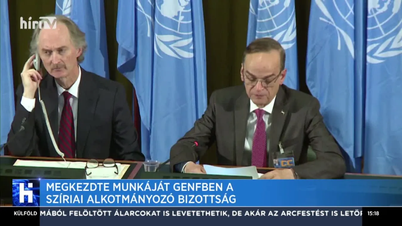 Megkezdte munkáját Genfben a szíriai Alkotmányozó Bizottság