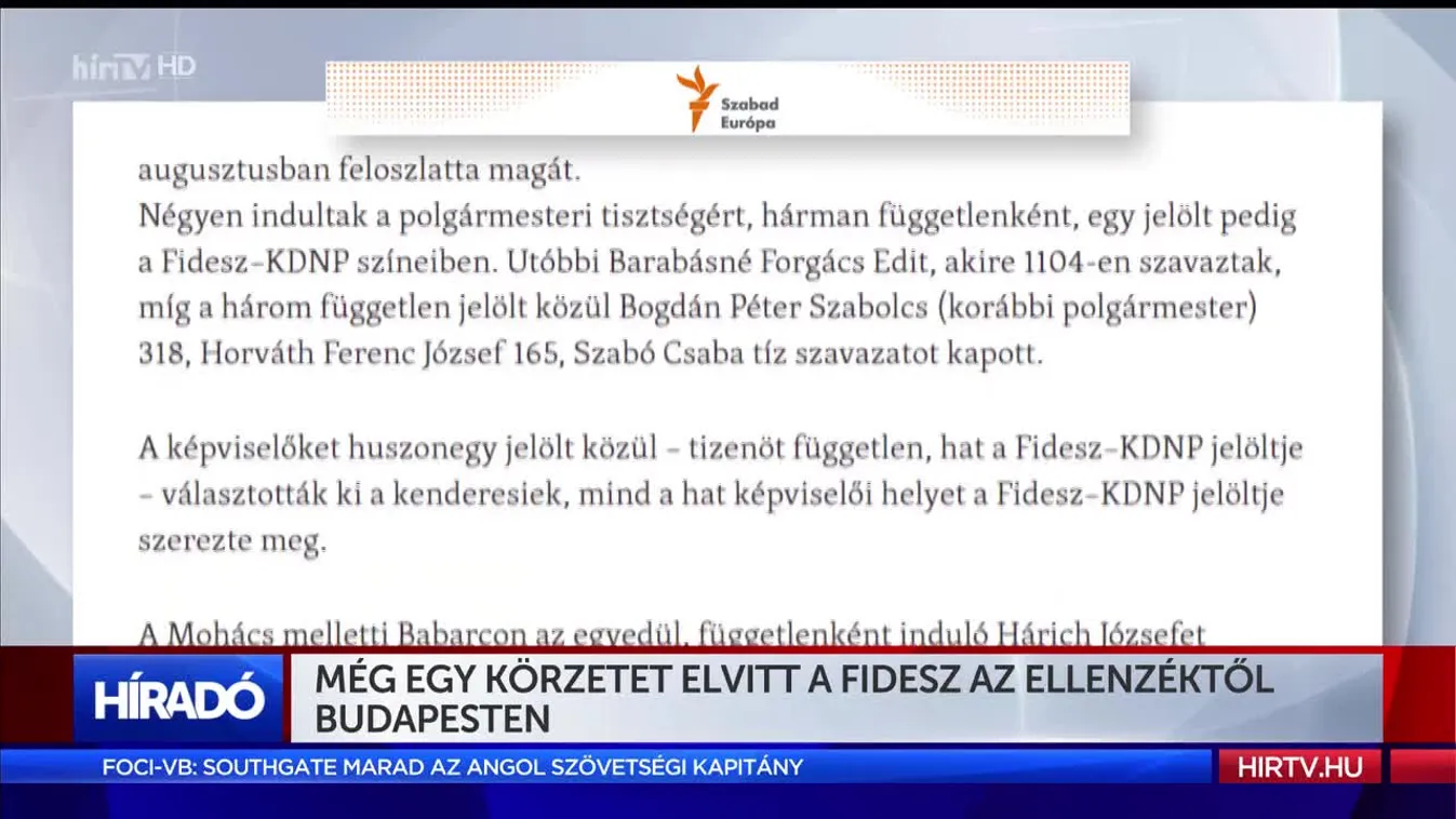 Még egy körzetet elvitt a Fidesz az ellenzéktől Budapesten