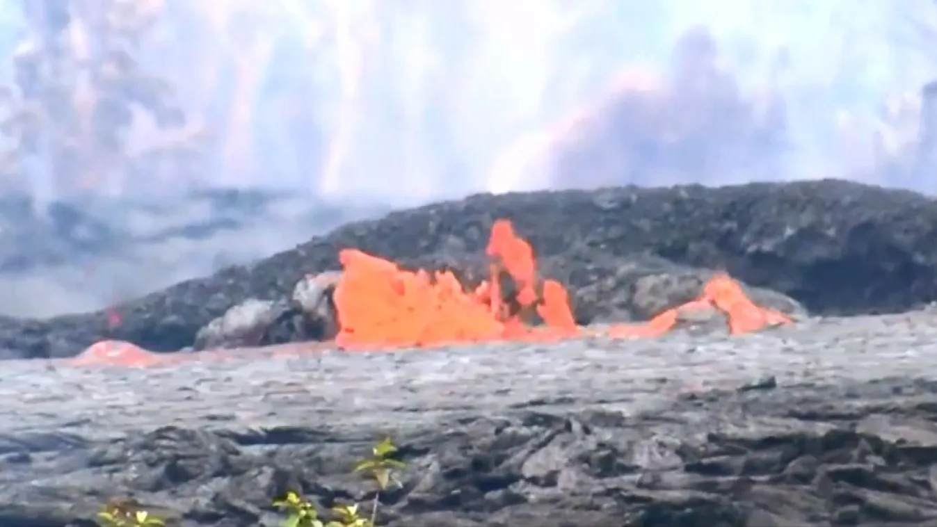 Veszélyes sósav gáz keletkezik a vulkánkitörés miatt