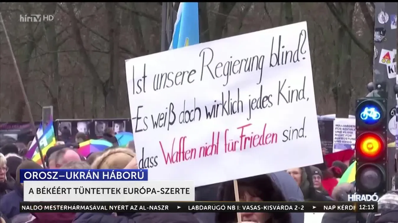 A békéért tüntettek Európa-szerte