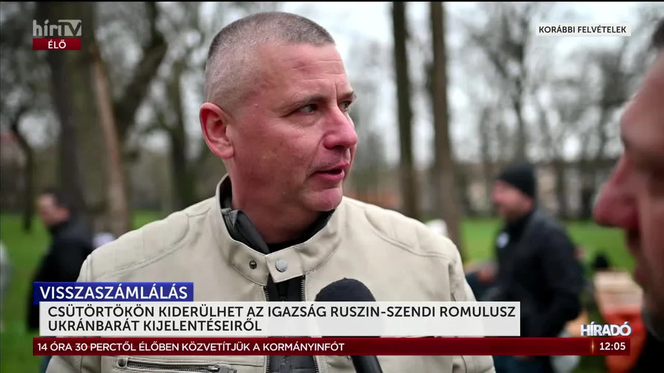 Közeleg az igazság órája, csütörtökön kivizsgálják Ruszin-Szendi Romulusz ukránbarát kijelentéseit + videó