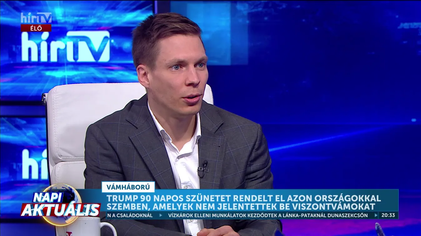 Napi Aktuális – Trump 90 napos szünetet rendelt el azon országokkal szemben, amelyek nem jelentettek be viszontvámot + videó