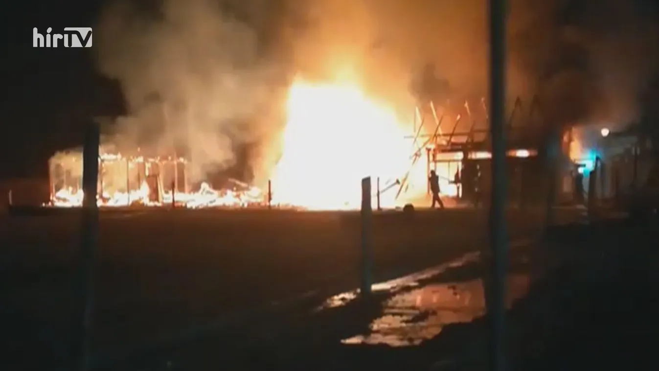 Leégett a visegrádi rendezvénytér épülete