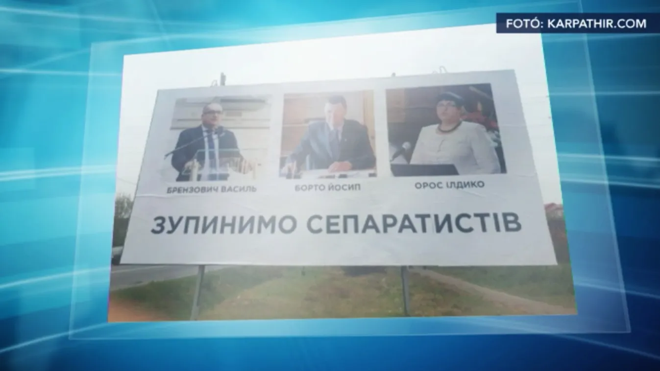 Magyarellenes óriásplakátok jelentek meg Kárpátalján