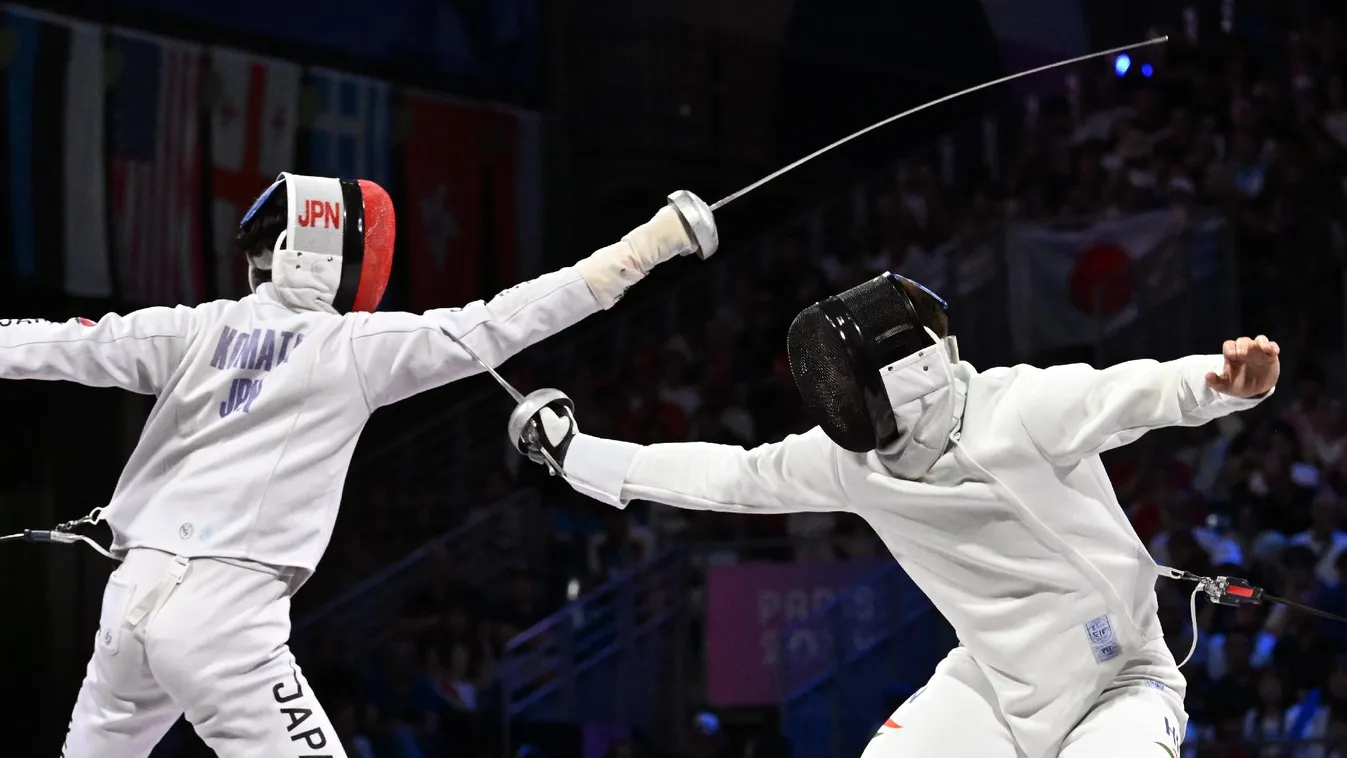Aranyérmes a magyar férfi párbajtőrcsapat a párizsi olimpián
