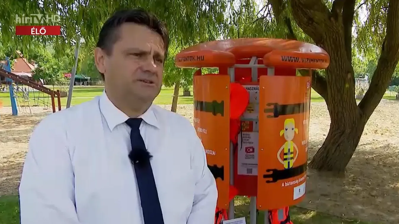 Napindító - Három újabb mentőmellényállványt helyeztek ki a Balaton körül
