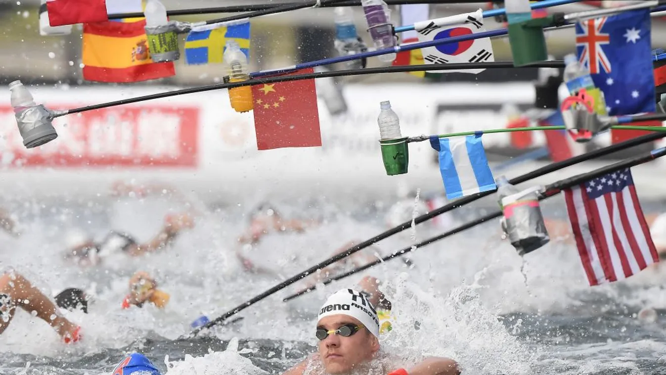 Nyolcadikak lettek a magyarok a nyíltvízi úszók csapatversenyében