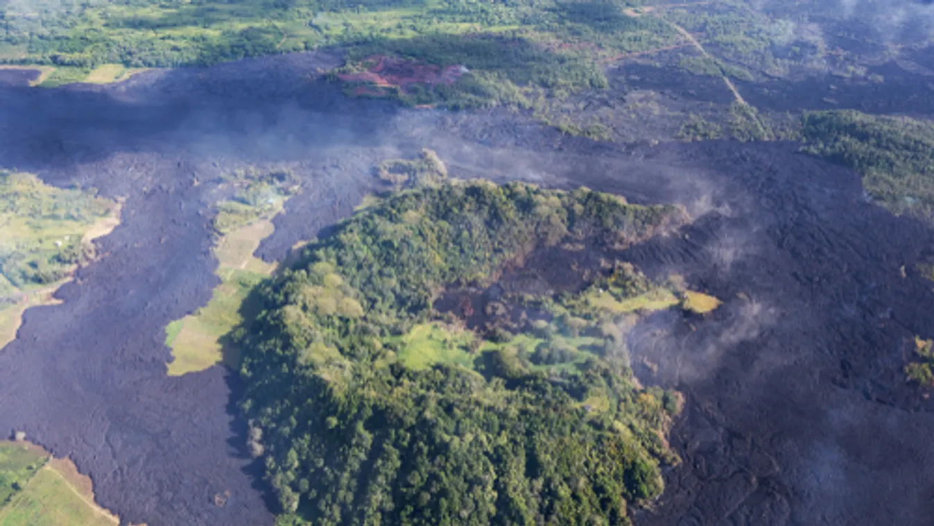 Kitört Hawaiin a Kilauea vulkán