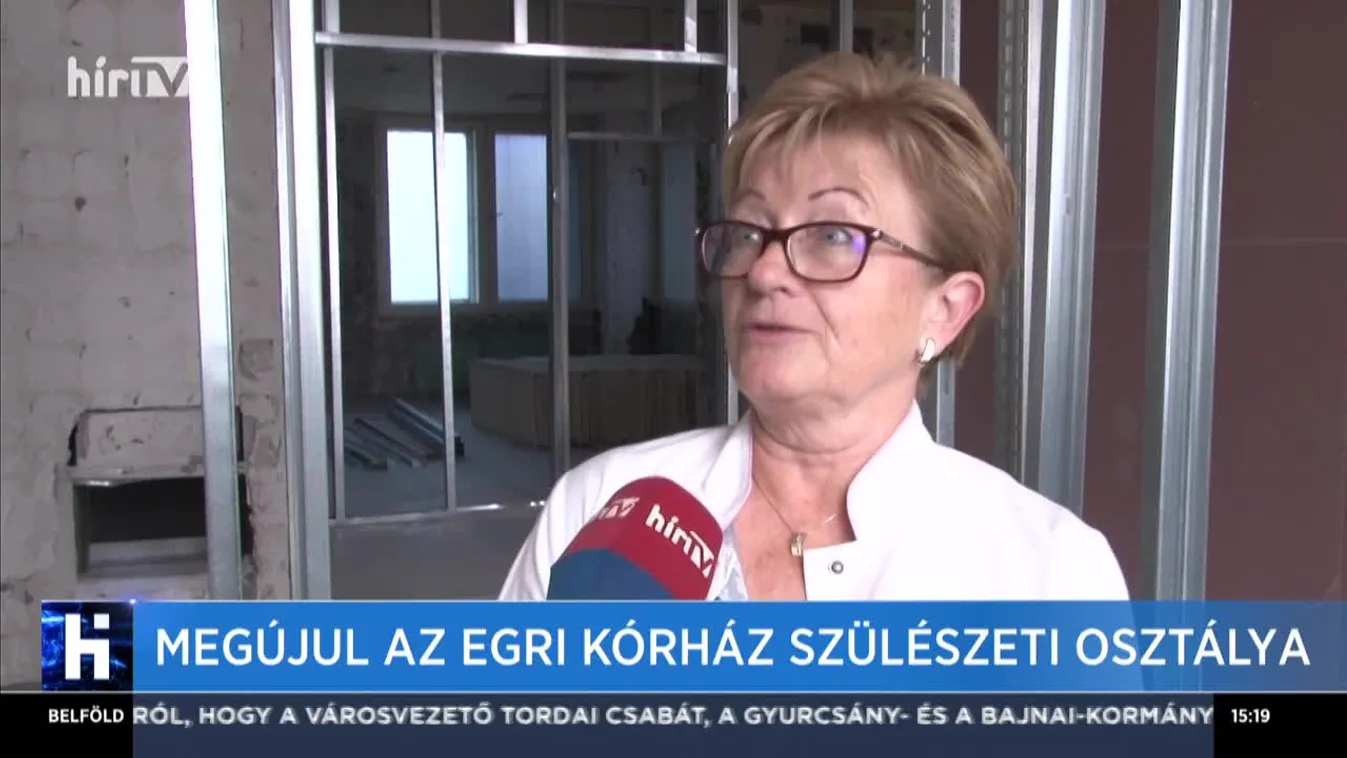 Megújul az egri kórház szülészeti osztálya