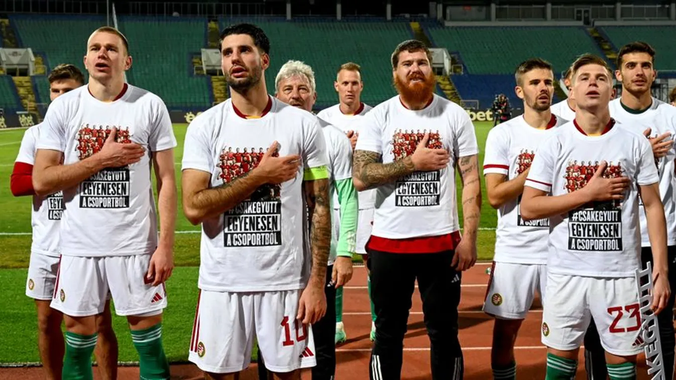 Így ünnepeltek együtt a magyar játékosok a szurkolókkal Szófiában + videó