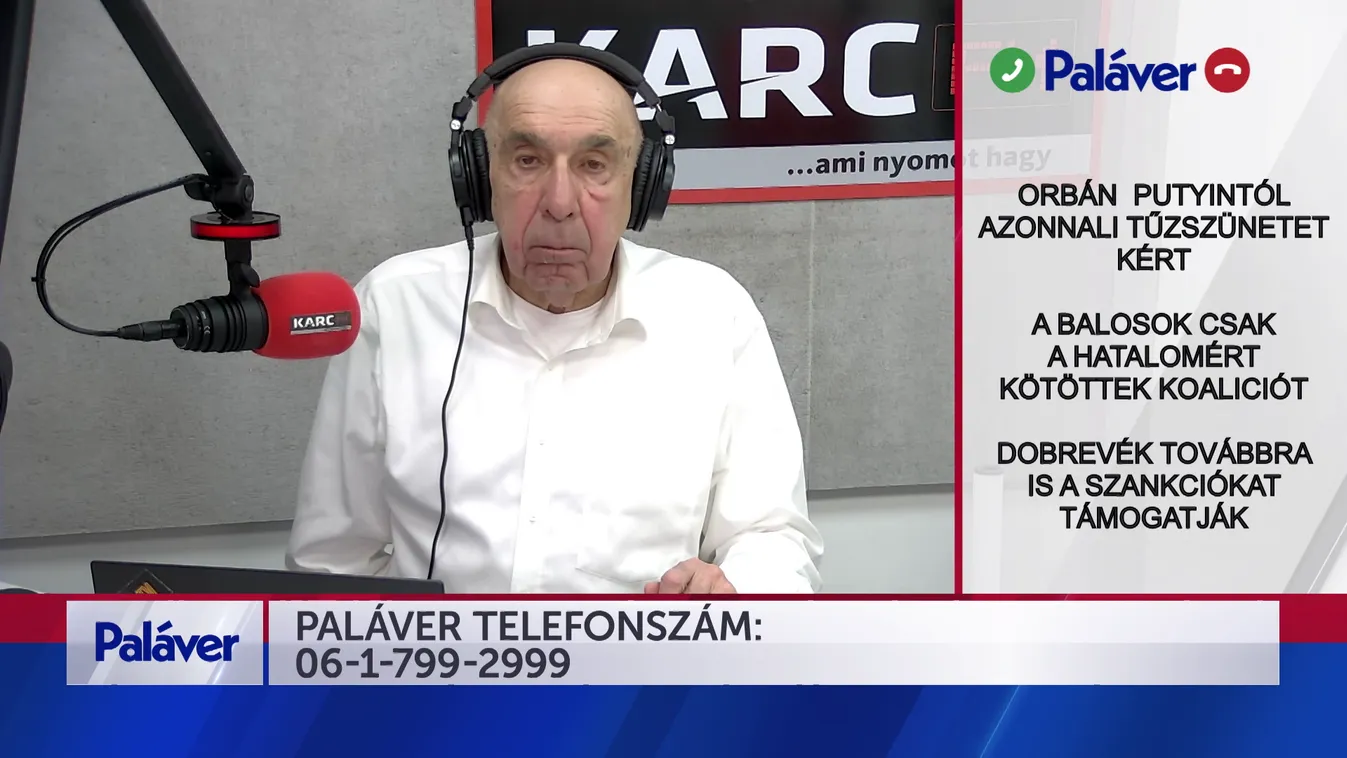 Paláver: Orbán Putyintól azonnali tűzszünetet kért